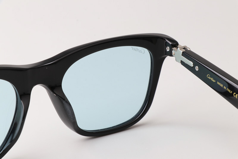 CT0396S Sunglasses Black Silver Blue