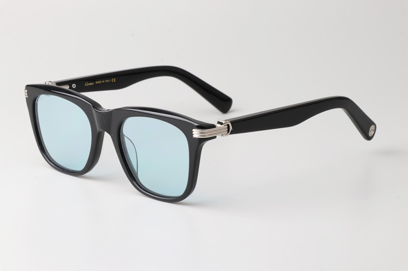 CT0396S Sunglasses Black Silver Blue