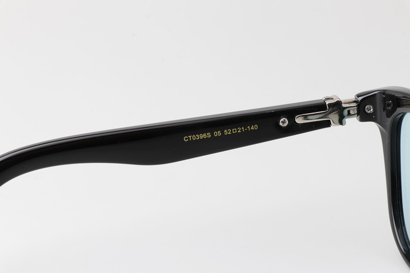 CT0396S Sunglasses Black Silver Blue