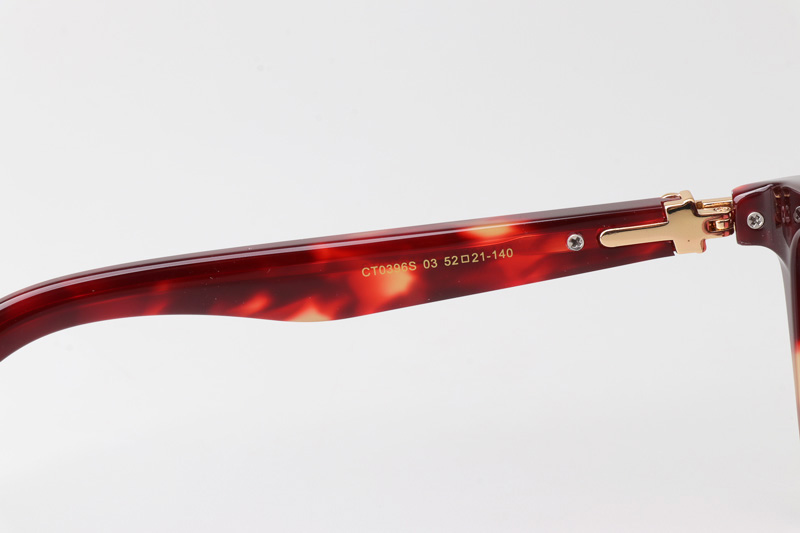 CT0396S Sunglasses Tortoise Pink