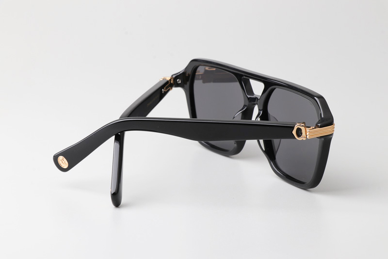 CT0415S Sunglasses Black Gold Gray