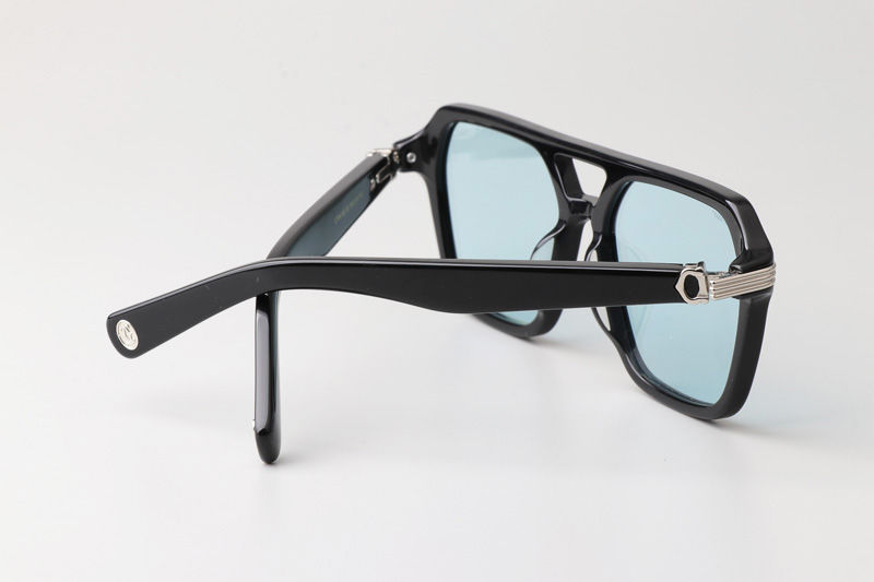 CT0415S Sunglasses Black Silver Blue