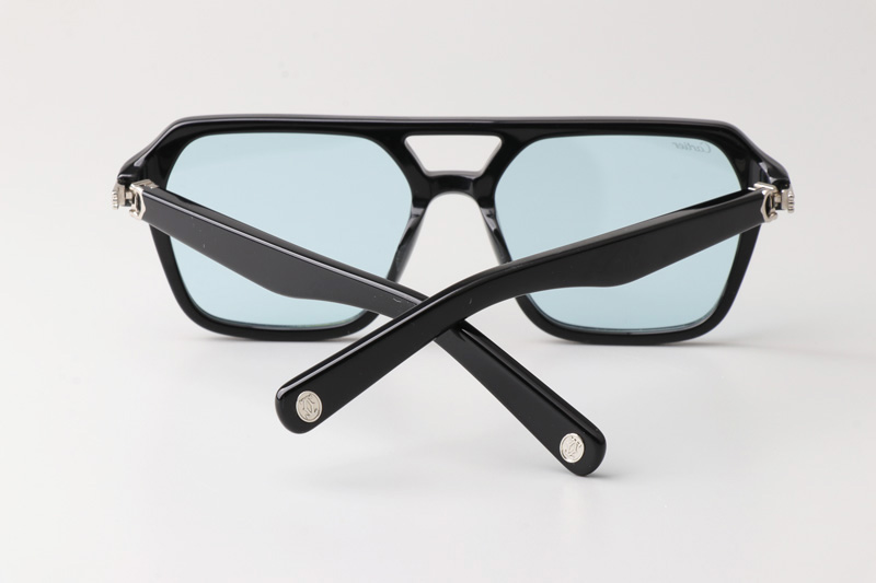 CT0415S Sunglasses Black Silver Blue