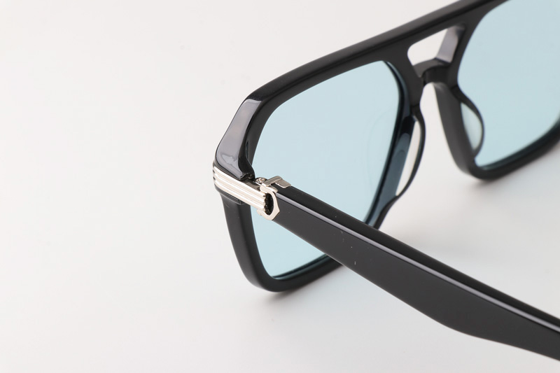 CT0415S Sunglasses Black Silver Blue