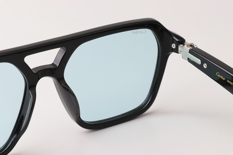 CT0415S Sunglasses Black Silver Blue