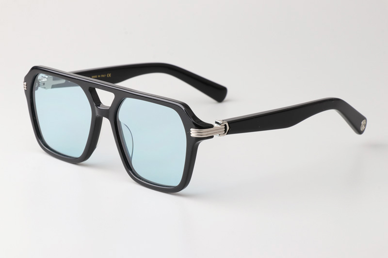 CT0415S Sunglasses Black Silver Blue