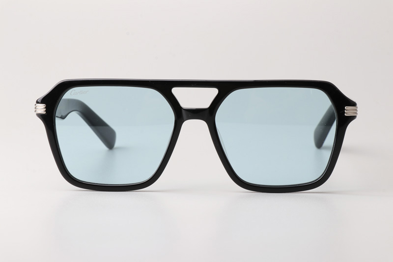 CT0415S Sunglasses Black Silver Blue