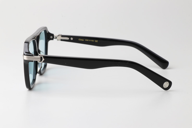 CT0415S Sunglasses Black Silver Blue
