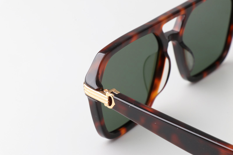 CT0415S Sunglasses Tortoise Green