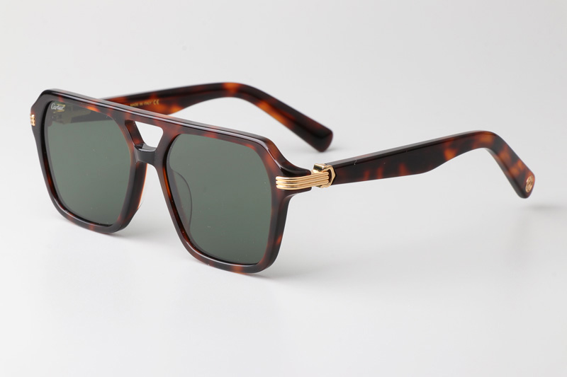 CT0415S Sunglasses Tortoise Green
