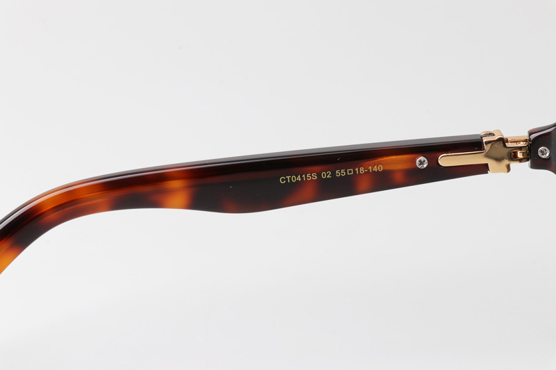 CT0415S Sunglasses Tortoise Green