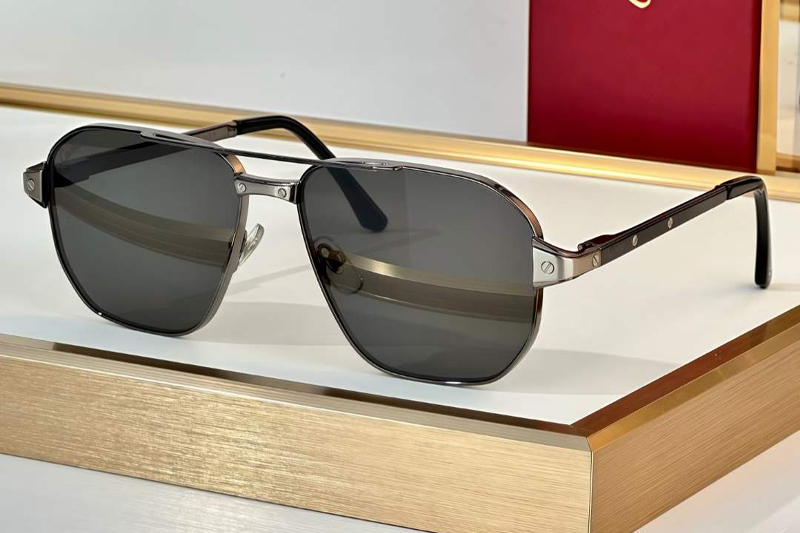 CT0424S Sunglasses Gunmetal Gray