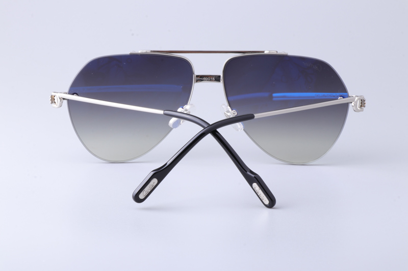 CT0427S Sunglasses Silver Gradient Gray