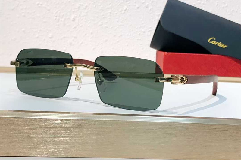 CT0453O Sunglasses Gold Green