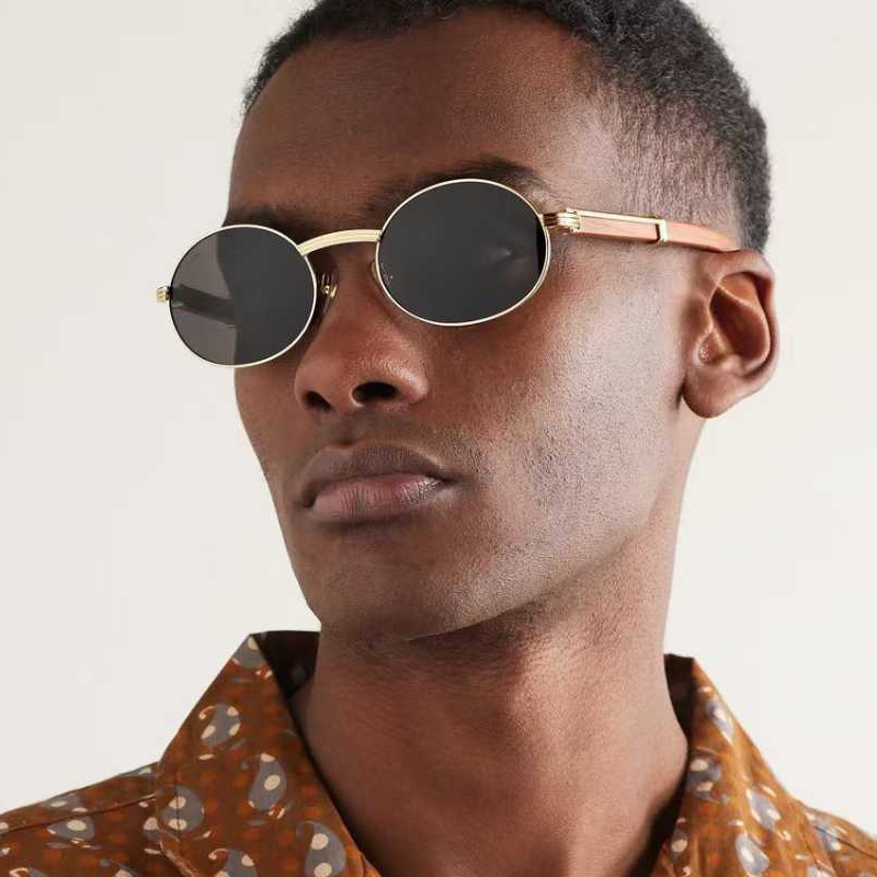 CT0464S Sunglasses Gold Red Gray