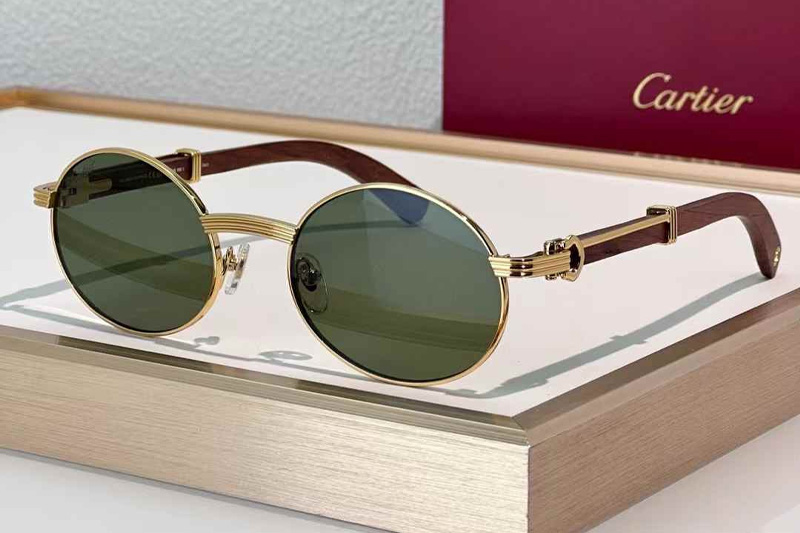 CT0464S Sunglasses Gold Red Green