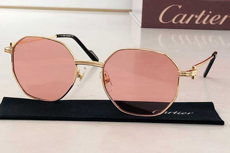 CT0500S Sunglasses Gold Pink