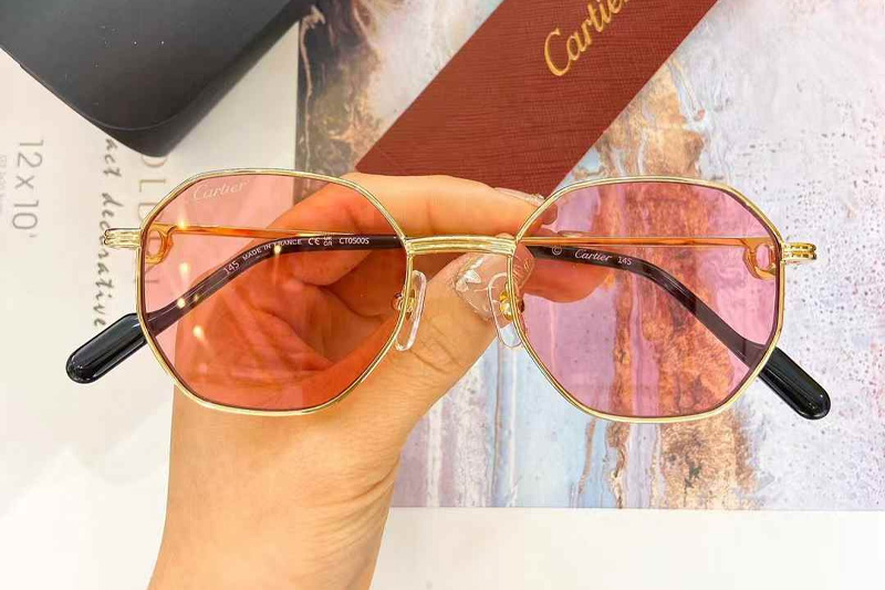 CT0500S Sunglasses Gold Pink