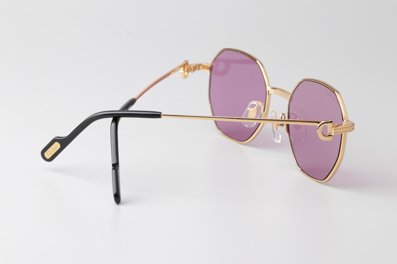 CT0500S Sunglasses Gold Purple