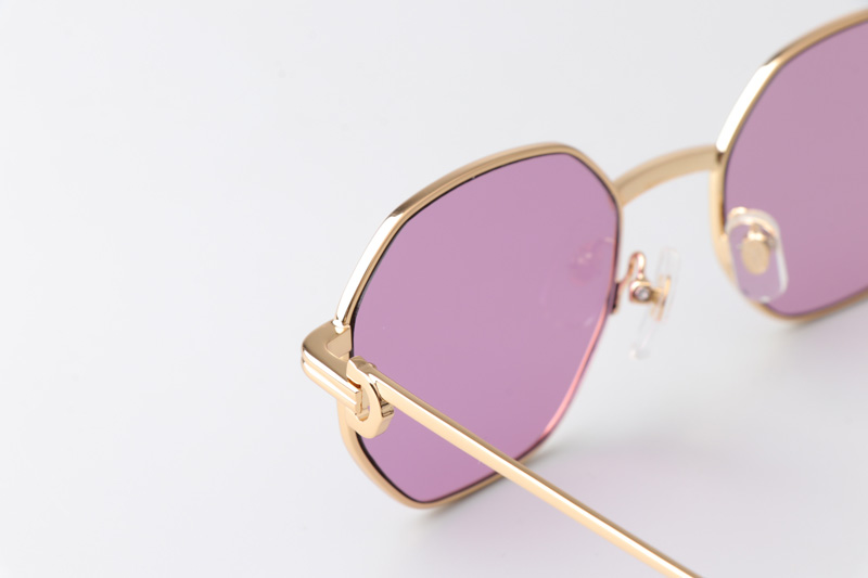 CT0500S Sunglasses Gold Purple