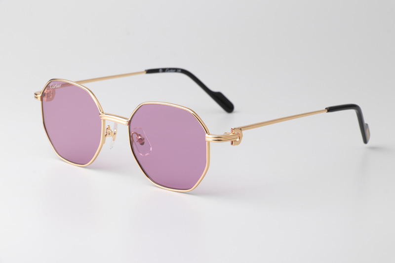 CT0500S Sunglasses Gold Purple