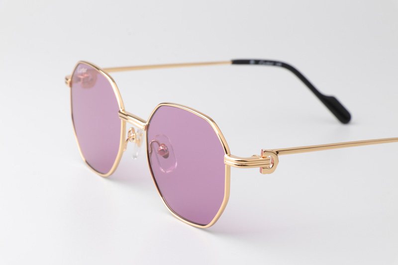 CT0500S Sunglasses Gold Purple