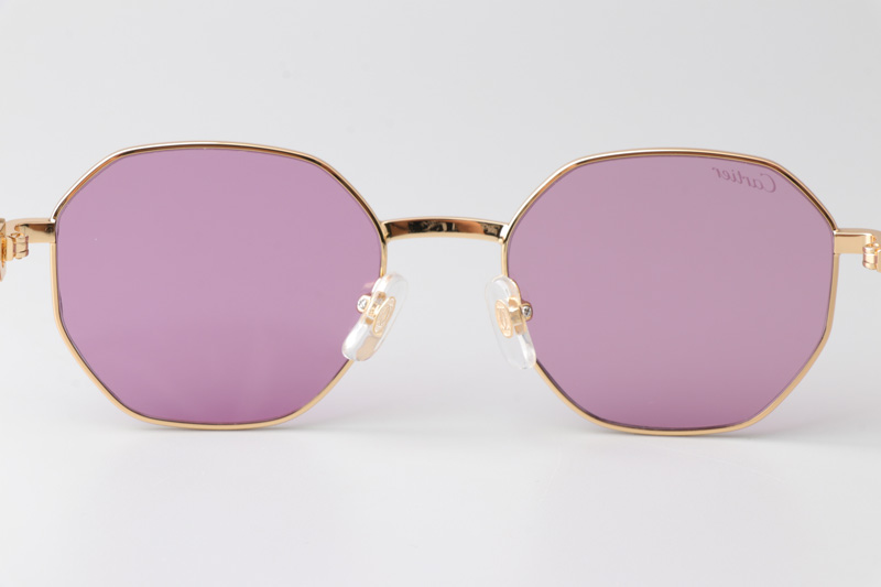 CT0500S Sunglasses Gold Purple