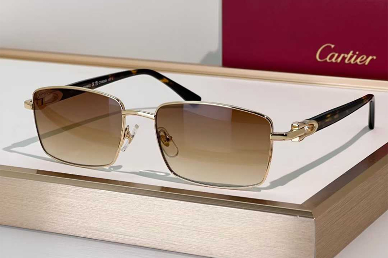 CT0520O Sunglasses Gold Gradient Brown