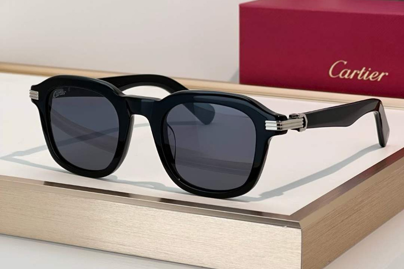 CT0536S Sunglasses Black Silver Blue