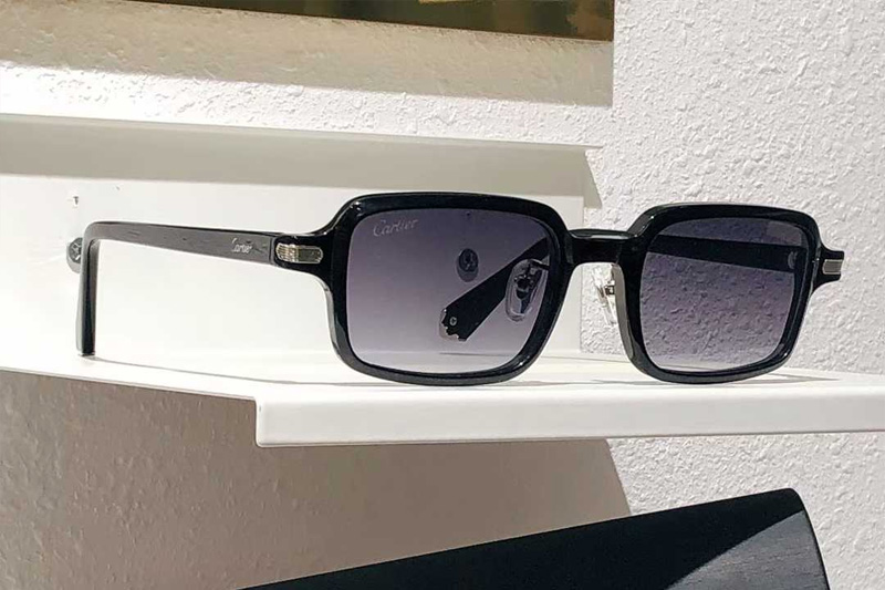 CT0539S Sunglasses Black Silver Gradient Gray