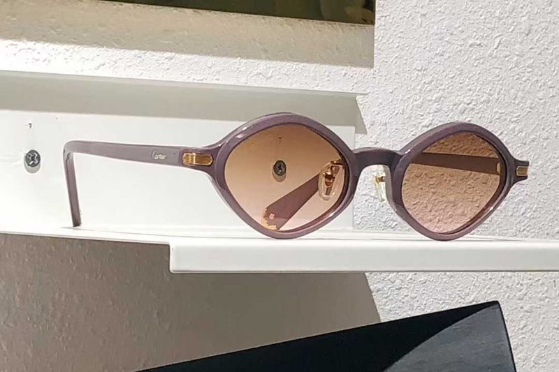 CT0540S Sunglasses Purple Gradient Brown