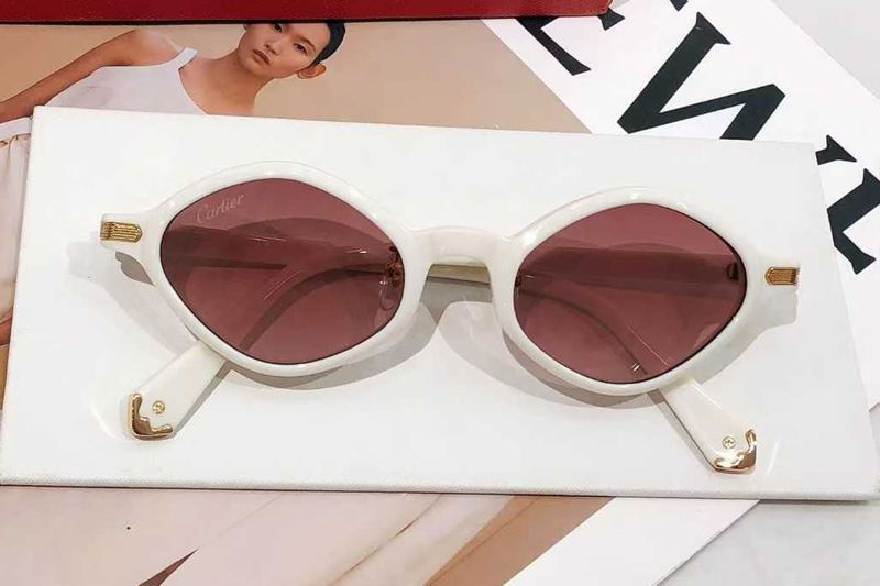 CT0540S Sunglasses White Gradient Pink