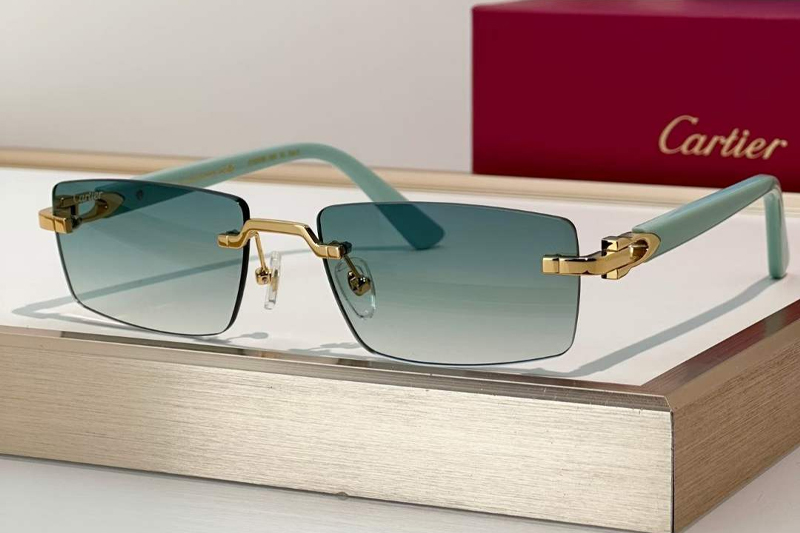 CT0579S Sunglasses Gold Blue Gradient Blue