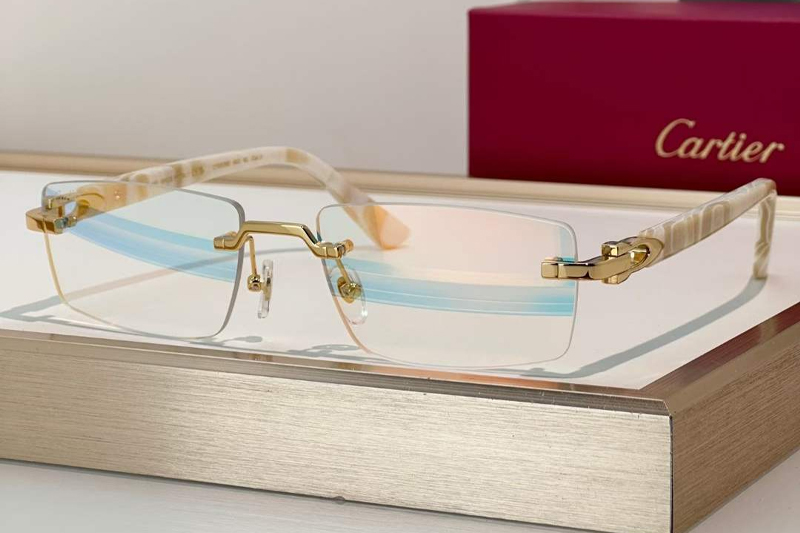 CT0579S Sunglasses Gold White Clear