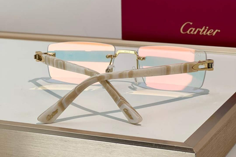 CT0579S Sunglasses Gold White Clear