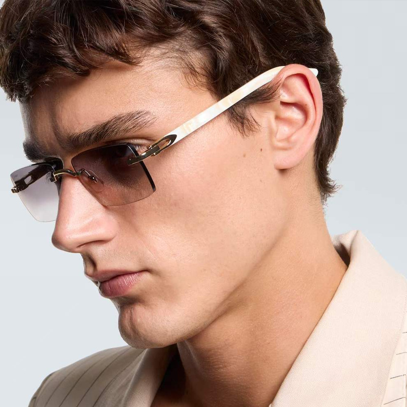CT0579S Sunglasses Gold White Gradient Gray