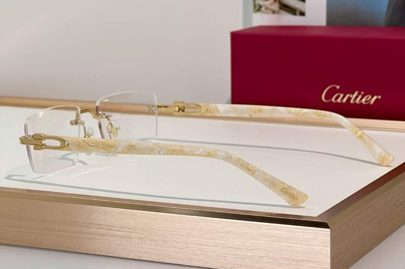 CT0581O Eyeglasses Gold White