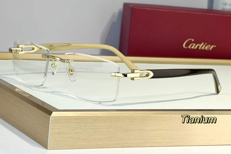 CT0582S Eyeglasses Gold Black Yellow