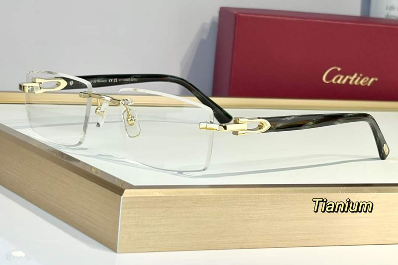 CT0582S Eyeglasses Gold Gray
