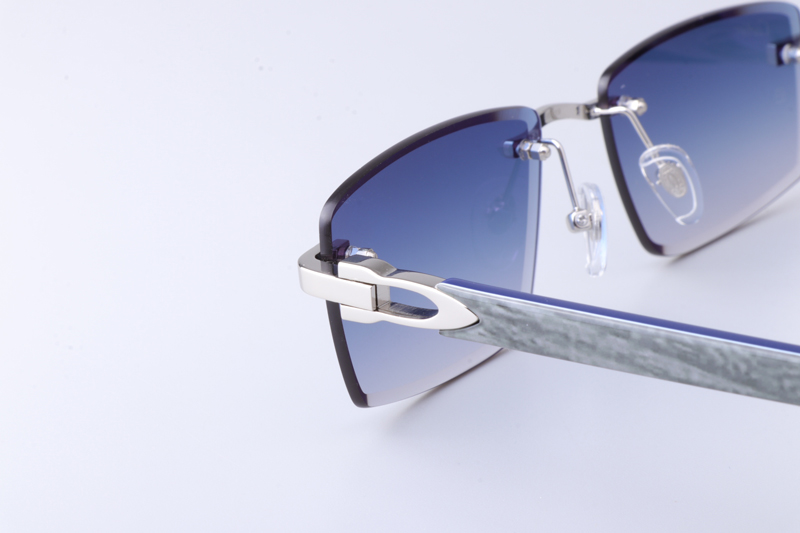 CT0582S Sunglasses Silver Gradient Blue