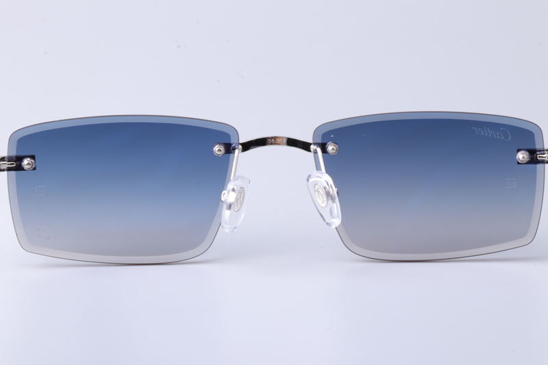 CT0582S Sunglasses Silver Gradient Blue