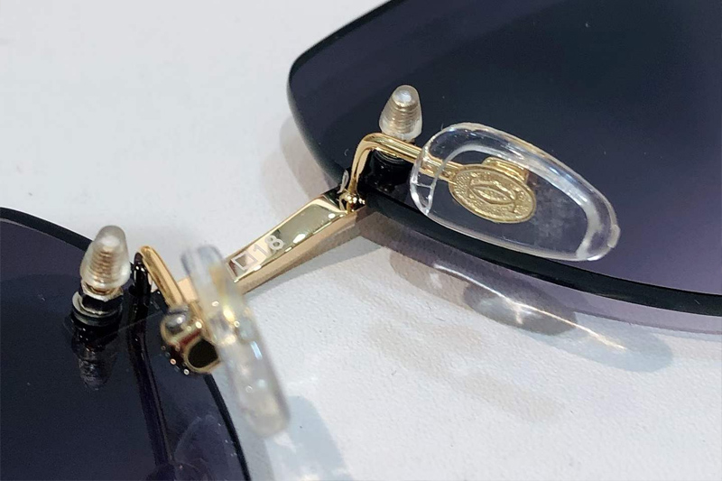 CT0583S Sunglasses Gold Gradient Gray