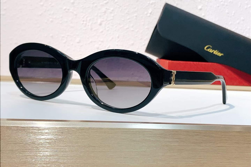 CT0588S Sunglasses Black Gradient Gray