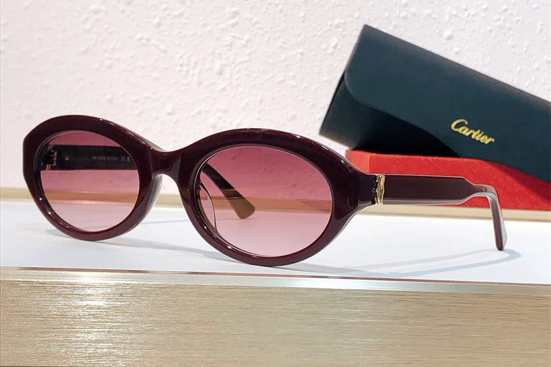 CT0588S Sunglasses Red Gradient Pink