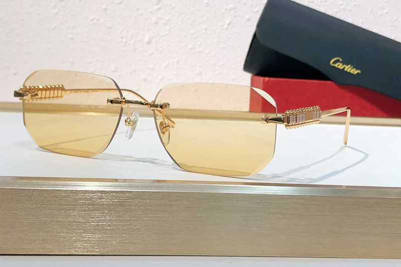 CT0736S Sunglasses Gold Yellow