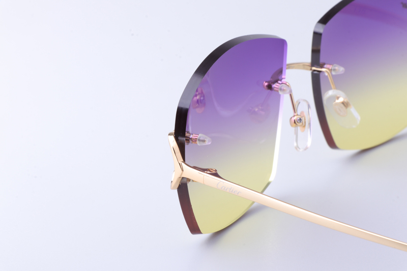 CT4193836 Sunglasses Gold Gradient Purple