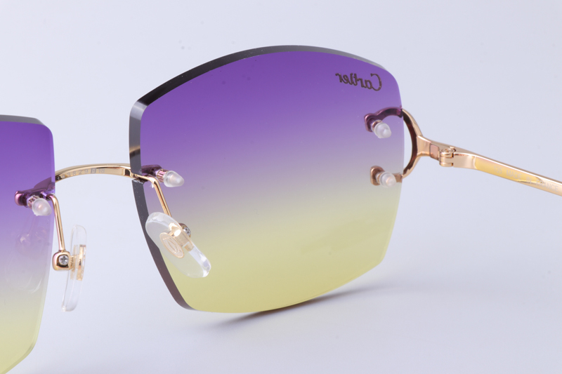 CT4193836 Sunglasses Gold Gradient Purple