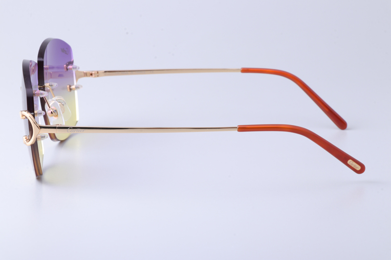 CT4193836 Sunglasses Gold Gradient Purple