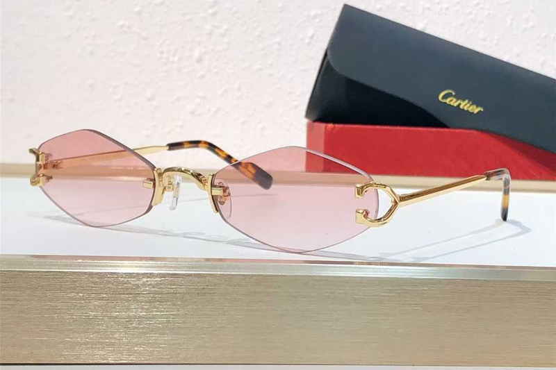 CT8100359 Sunglasses Gold Gradient Pink