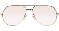 CT 1324912 Cut Lens Sunglasses In Gold Gradient Brown